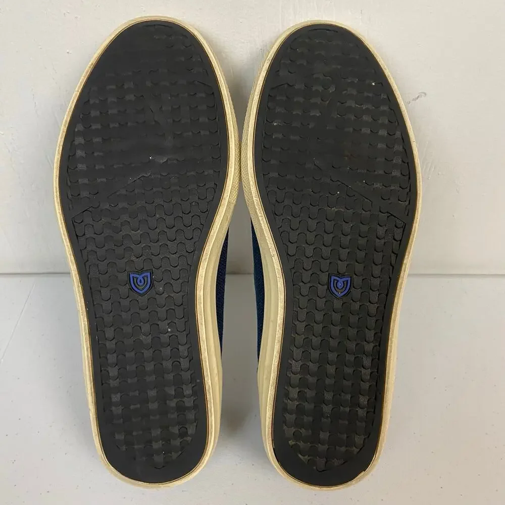 Rothy's The Original Slip On Sneaker Shoes Unisex M9 W10.5 Navy Blue Casual